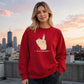Sarcastic In A Relationshit Middle Finger Unisex Sweatshirt