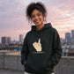 Sarcastic In A Relationshit Middle Finger Unisex Hoodie