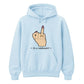 Sarcastic In A Relationshit Middle Finger Unisex Hoodie