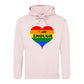 Self Worth Heart Statement Pride Month Unisex Hoodie
