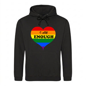Self Worth Heart Statement Pride Month Unisex Hoodie