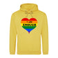 Self Worth Heart Statement Pride Month Unisex Hoodie