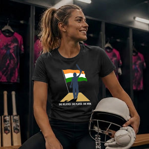 India T20 Women's World Cup She Believed T-Shirt