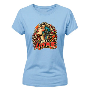She's Electric Tee | Livewire Electric Graphic T-Shirt