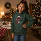 Sipmas Wine Glass Christmas Kids Hoodie