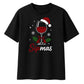 Sipmas Wine Glass Santa Hat Christmas Oversized T-Shirt