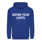 Sleek Define Your Limits Slogan Graphic Unisex Hoodie