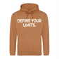 Sleek Define Your Limits Slogan Graphic Unisex Hoodie