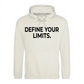Sleek Define Your Limits Slogan Graphic Unisex Hoodie