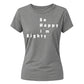 So Happy I'm Eighty Funny 80th Birthday Ladies Fit-TShirt