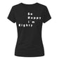 So Happy I'm Eighty Funny 80th Birthday Ladies Fit-TShirt