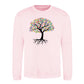 Spectrum Leaf Tree Of Life Pride Month Unisex Sweatshirt
