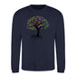 Spectrum Leaf Tree Of Life Pride Month Unisex Sweatshirt