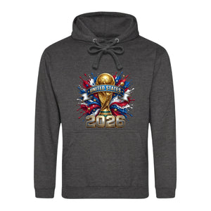 Splash Football United States 2026 FiFa Printed Unisex Hoodie