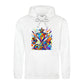 Sporty Design Colorful Trophy Printed Unisex Hoodie