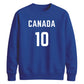 Squad Name Number Personalised FIFA Unisex Sweatshirt