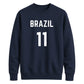 Squad Name Number Personalised FIFA Unisex Sweatshirt