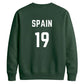 Squad Name Number Personalised FIFA Unisex Sweatshirt