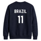 Squad Name Number Personalised FIFA Unisex Sweatshirt