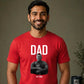 Custom Dad Est and Image Father's Day Unisex T-Shirt