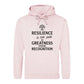 Strong Resilience Path To Greatness Graphic Unisex Hoodie