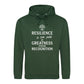 Strong Resilience Path To Greatness Graphic Unisex Hoodie