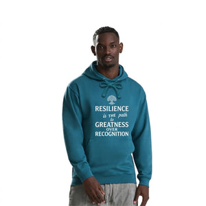 Strong Resilience Path To Greatness Graphic Unisex Hoodie