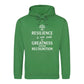 Strong Resilience Path To Greatness Graphic Unisex Hoodie