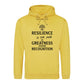 Strong Resilience Path To Greatness Graphic Unisex Hoodie