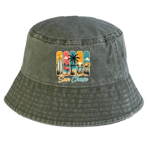 Sun Chase Tropical Beach Summer Adult Hat