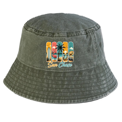 Sun Chase Tropical Beach Summer Adult Hat