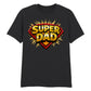 Super Dad Comic Fathers Day Printed Unisex T-Shirt