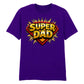 Super Dad Comic Fathers Day Printed Unisex T-Shirt