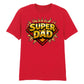 Super Dad Comic Fathers Day Printed Unisex T-Shirt