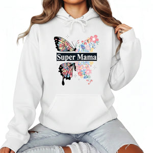Super Mama Mother's Day Printed Unisex Hoodie
