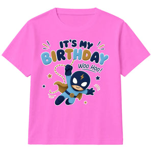Superhero It's My Birthday Kids Birthday T Shirt Funny Birthday Outfit Kids Tee
