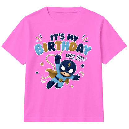 Superhero It's My Birthday Kids Birthday T Shirt Funny Birthday Outfit Kids Tee