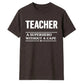 Superhero Without A Cape Thank You Teacher Unisex T-Shirt