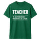 Superhero Without A Cape Thank You Teacher Unisex T-Shirt