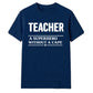Superhero Without A Cape Thank You Teacher Unisex T-Shirt