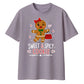 Sweet And Spicy Cookie Gingerbread Christmas Oversized T-Shirt
