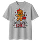 Sweet And Spicy Cookie Gingerbread Christmas Oversized T-Shirt