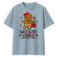 Sweet And Spicy Cookie Gingerbread Christmas Oversized T-Shirt
