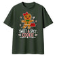 Sweet And Spicy Cookie Gingerbread Christmas Oversized T-Shirt