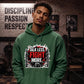 Talk Less Fight More Wrestling Unisex Hoodie