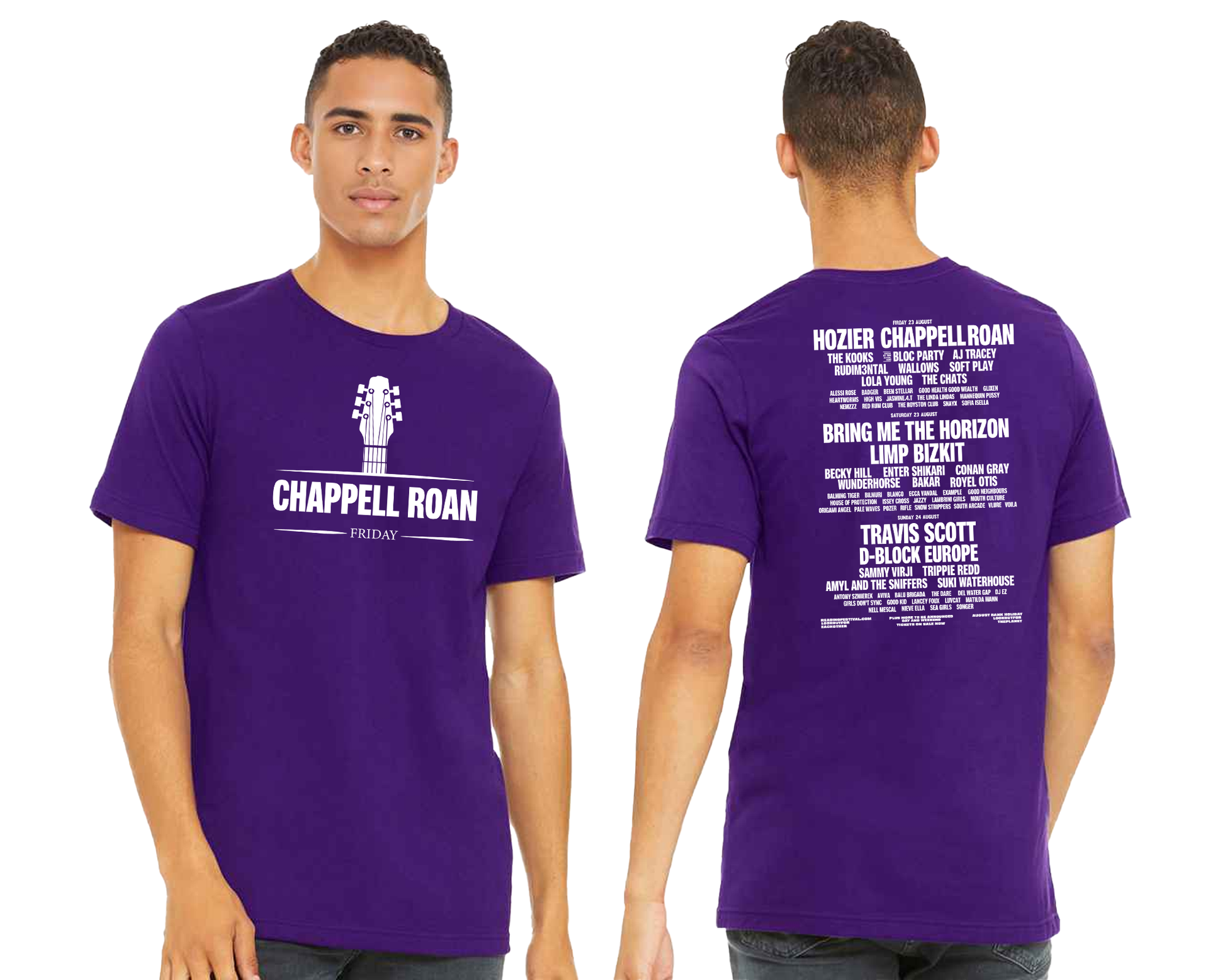 Chappell Roan Friday T-Shirt, Reading & Leeds Festival Printed Unisex Crew Neck Tee, Retail Fit Top M8471
