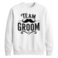 Team Groom Moustache Unisex Sweatshirt