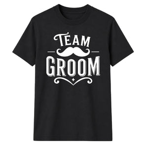 Team Groom Moustache Unisex T-Shirt