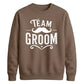 Team Groom Moustache Unisex Sweatshirt