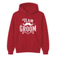 Team Groom Moustache Wedding Unisex Hoodie